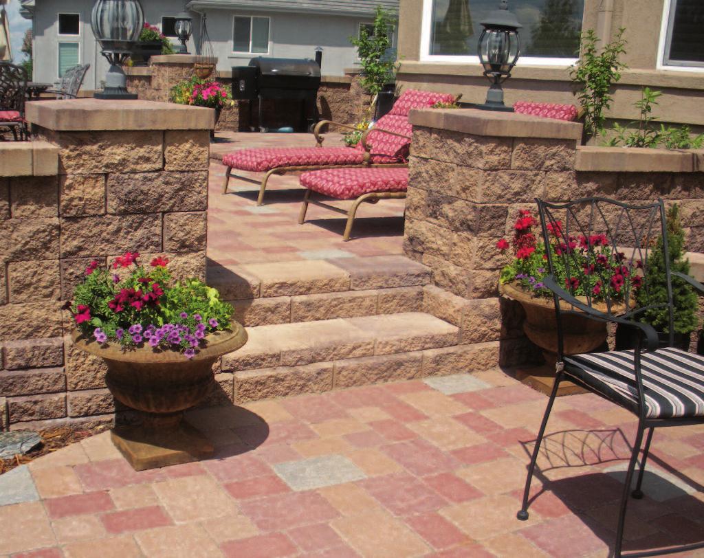 Complies with can create sweeping curves to surround a patio, ICPI and ASCE requirement for