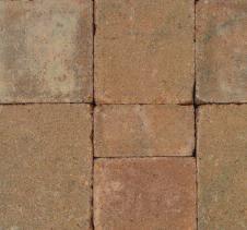 pavers in custom color and left in Tan Blend Use