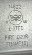 3-Hour Fire Rated DOOR Label This is a training
