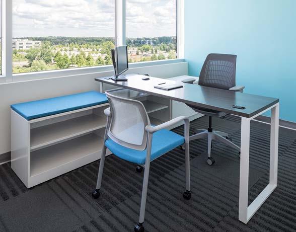 accommodate a range of workstyles. Involve is as comfortable in a corner or shared office as in the open plan.