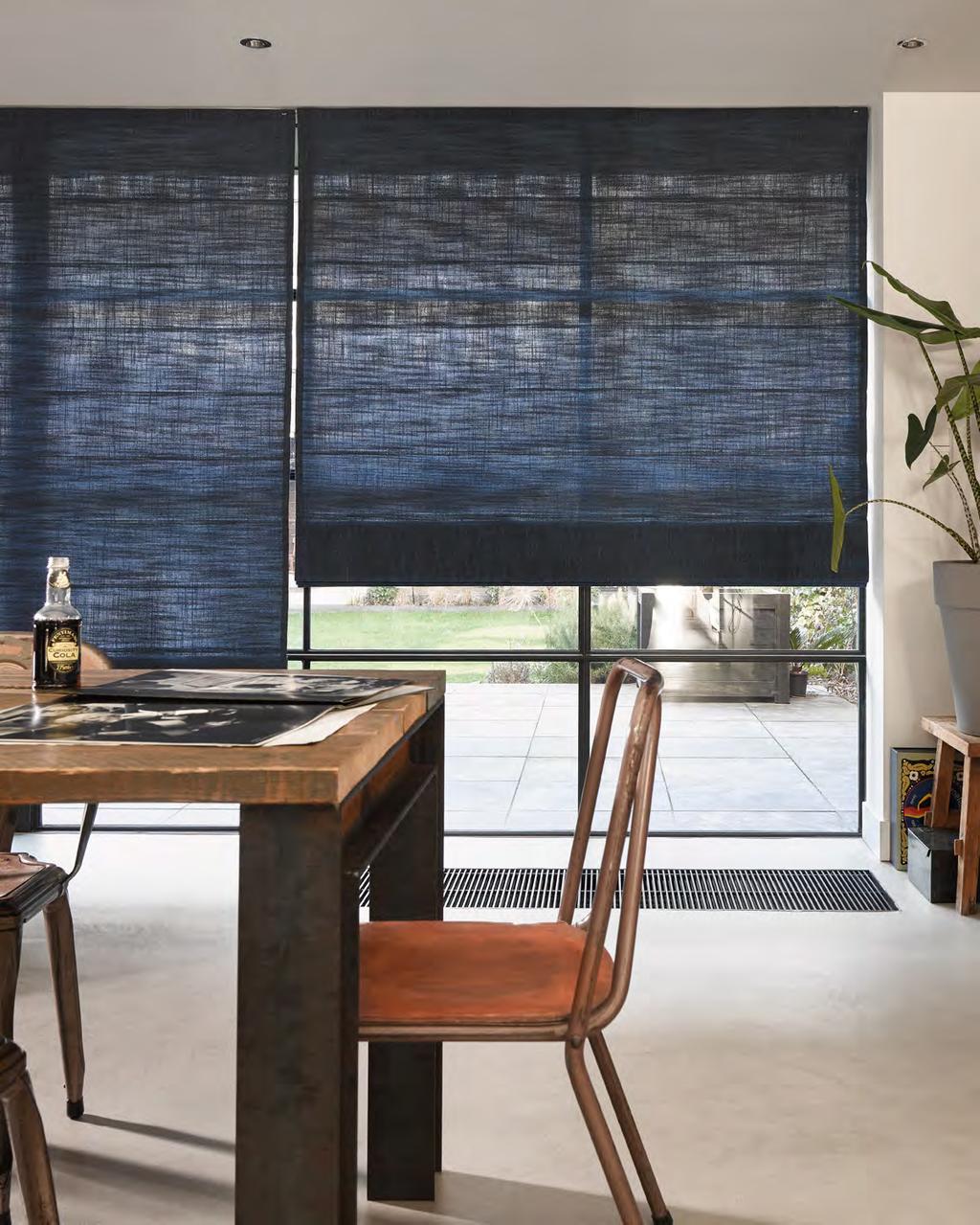 Our new Roman Blind collection celebrates our passion for the natural beauty and versatility of the fabrics we create, to enhance the home you love.