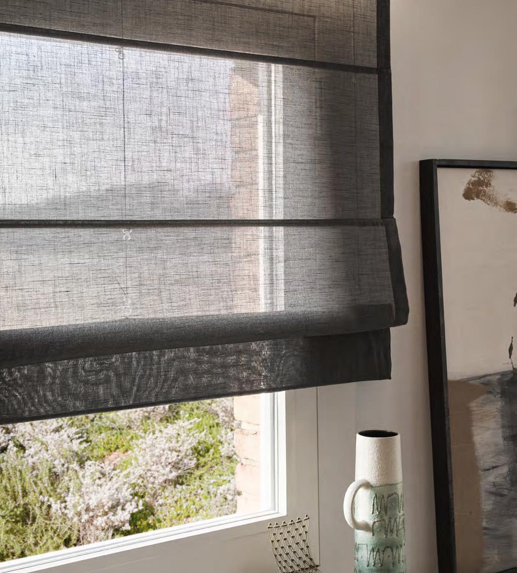 Quality & Innovation Our Roman Blinds are made with attention to detail and quality.