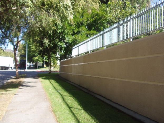 Transparent fences promote visibility for parents