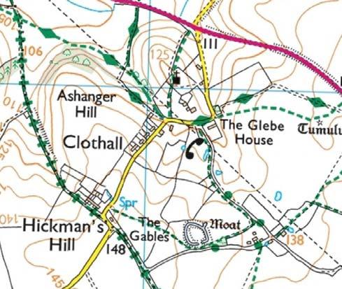 4.4 Village-by-Village Analysis 4.4.1 Clothall 2016 Blom. Getmapping plc Table 4.