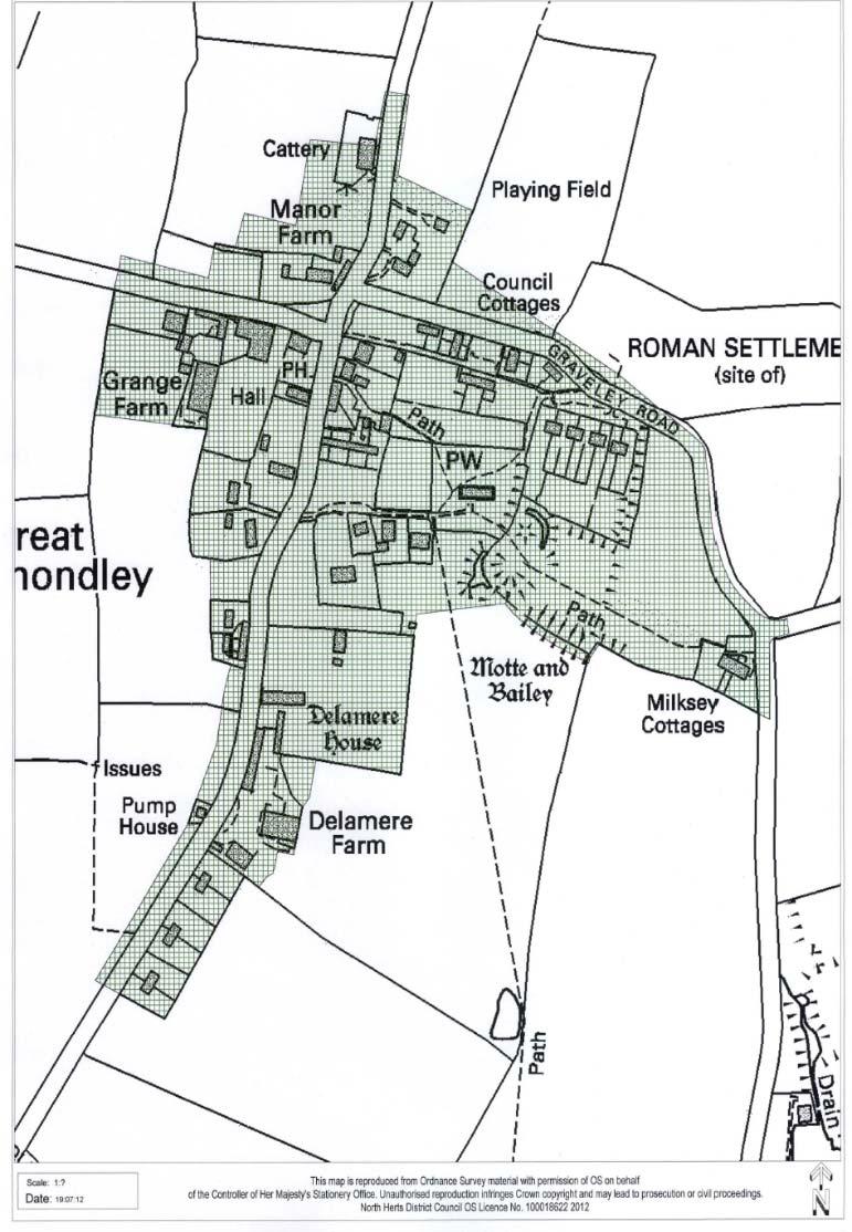 Criteria Density and layout of buildings degree of spaciousness/enclosure, opportunities for infill within existing village boundary.