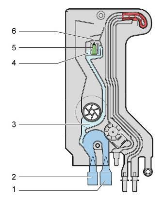 3.26 Ventilation sequence During pumping, water is pumped to the drainage hose via the drainage channel of the heat exchanger / water inlet. A continuous water flow occurs.