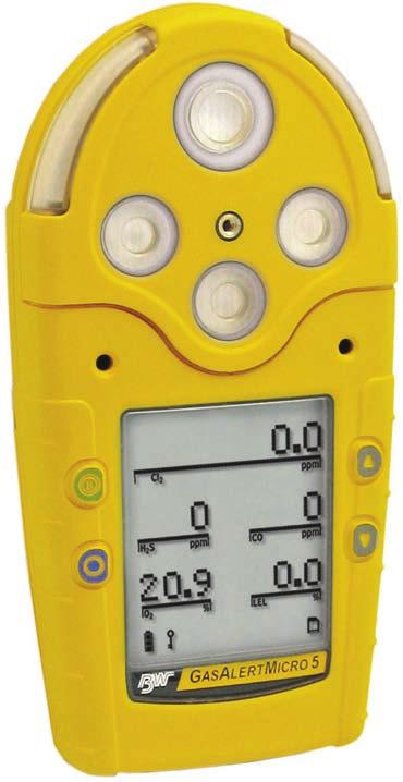 GasAlertMicro 5 Series Gas Detector The durable GasAlertMicro 5 Series of detectors are designed for rugged use, ease of operation and flexibility.
