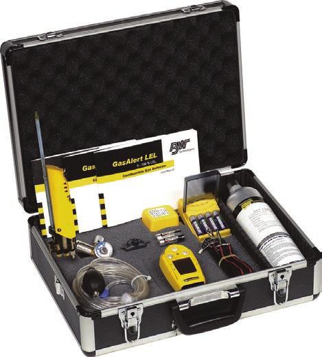 BW Deluxe Confined Space Kits Includes: Carrying holster for the detector specified 1 ft. / 0.3 m sampling probe with 10 ft. / 3.3 m hose and quick connect 3 ft.
