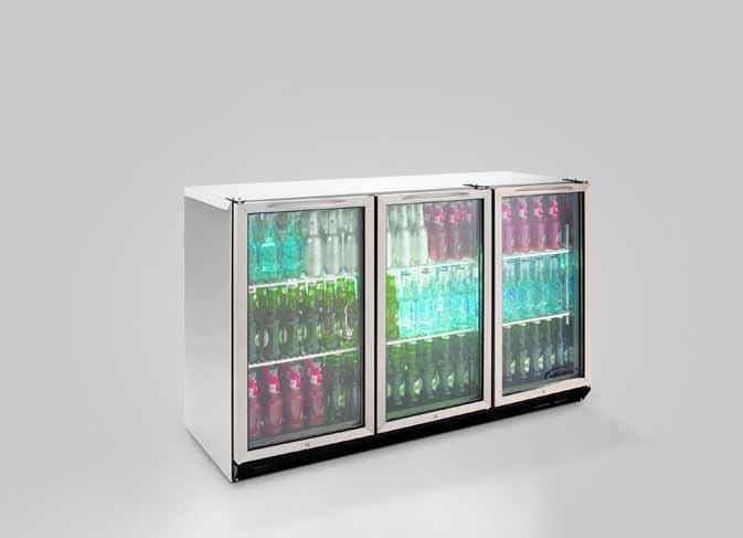BC3 Back Bar Williams range of back bar equipment features stylish, efficient and hardwearing bottle coolers and wells.