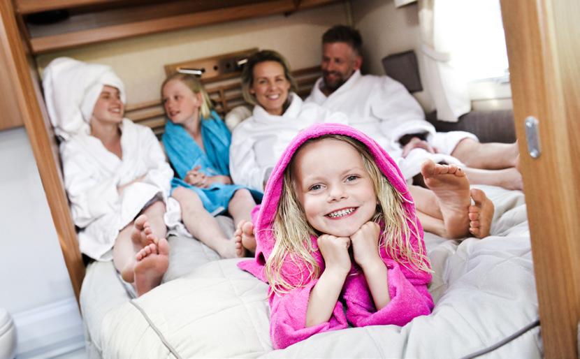 Because Alde hydronic heating enables the whole family to