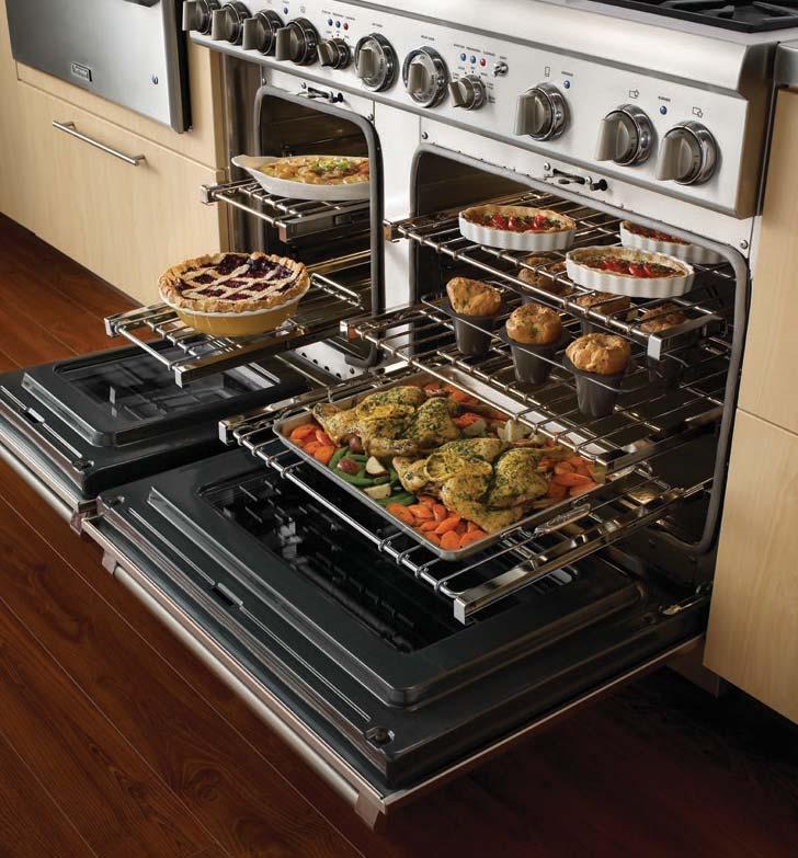 PRO HARMONY RANGES FEATURES & BENEFITS MULTIPLE CONFIGURATIONS Configure the rangetop to match the way you cook, by adding a