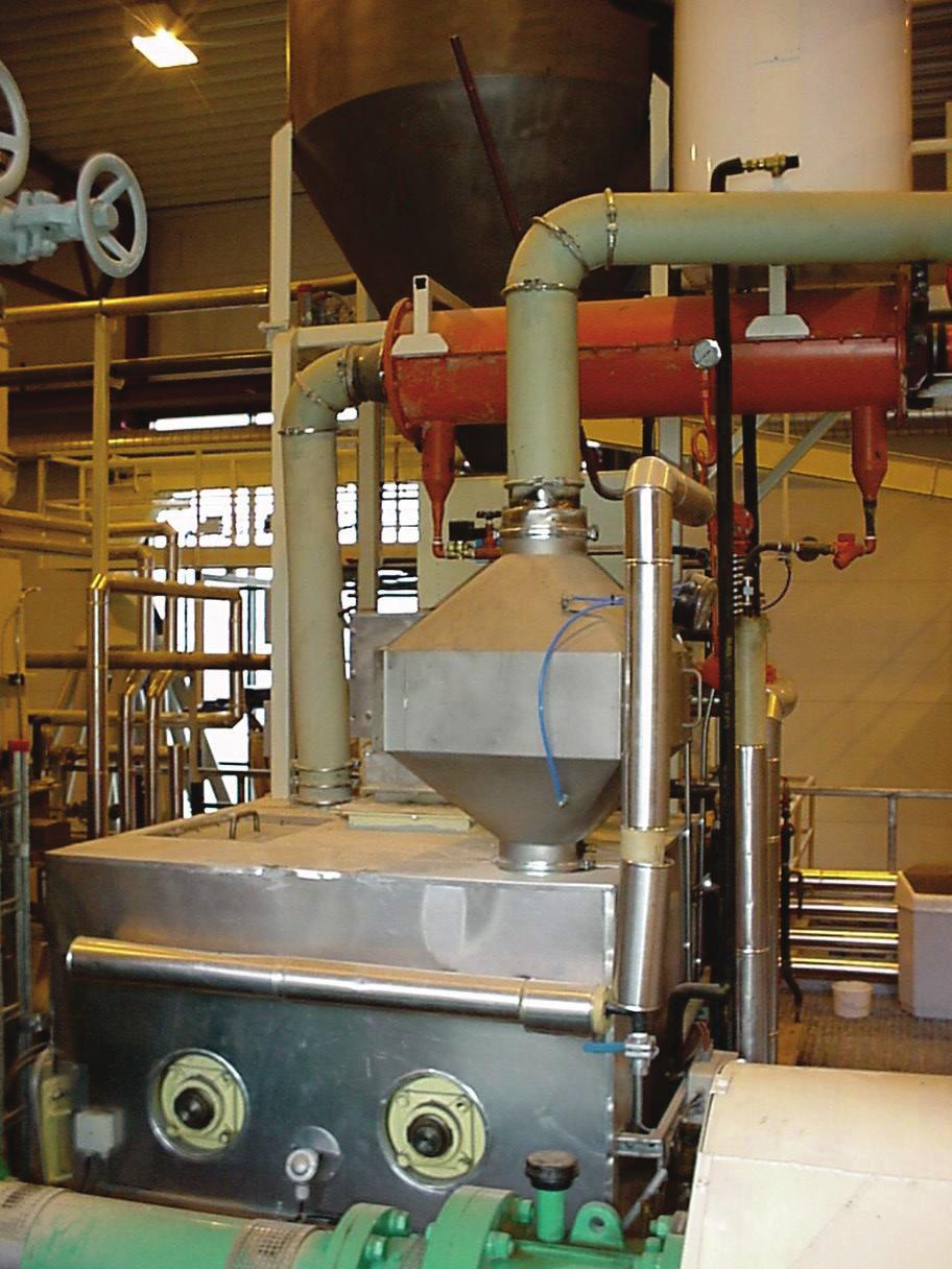 Mixer Conditioner Manufacturerof the basic mixer:tatham of England under license from Forberg, Norway Model:Twin Shaft Capacity:400 lt. Motor Kw.