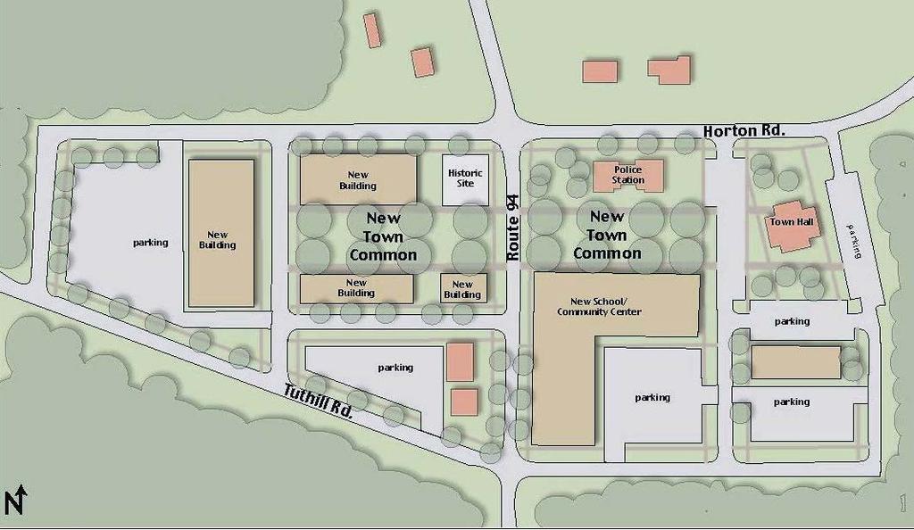 Recommendations: Mixed Use Rural Crossroads II: A New Town Center.