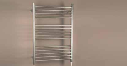 Adriana 34 ADRIANA A simple but chic electric towel warmer, the Adriana is designed with the modern home in mind.