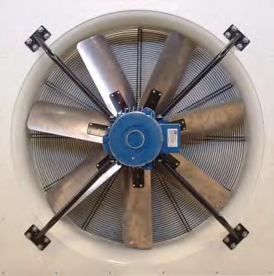 , are in accordance with the compressor capacity, evaluated as per ARI standard code. CONDENSER FANS are direct driven propeller type.
