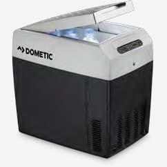 Thermoelectric cooler in a fresh new design. Offering convenient, efficient and portable cooling or heating. Thermoelectric cooler in a fresh new design.