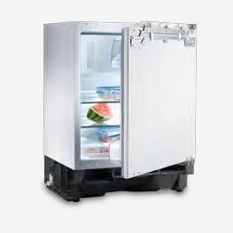 An extra large fridge to keep you well stocked for the extra long journeys Variable door hinges and locks (right or left) offer convenient access Magnetic seal on the door Interior light 12 or 24