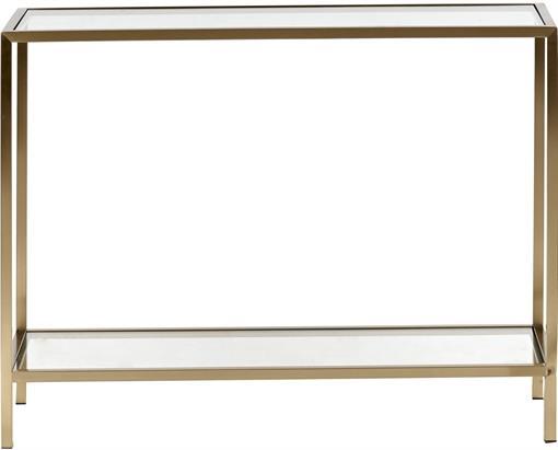 Keswick Console Table 100cm Brushed Brass (1