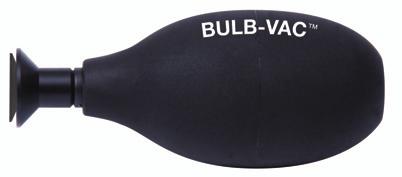 LOW COST BULB-VAC VACUUM TWEEZER BULB-VAC ESD-SAFE Squeeze Bulb With ANTI-WOBBLE Cone And One 3/4" (19mm) Or 1 (25.