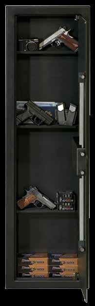 Security Safes WALL SAFES PWS-1555 Long Gun Wall Safe with Electronic Lock Full
