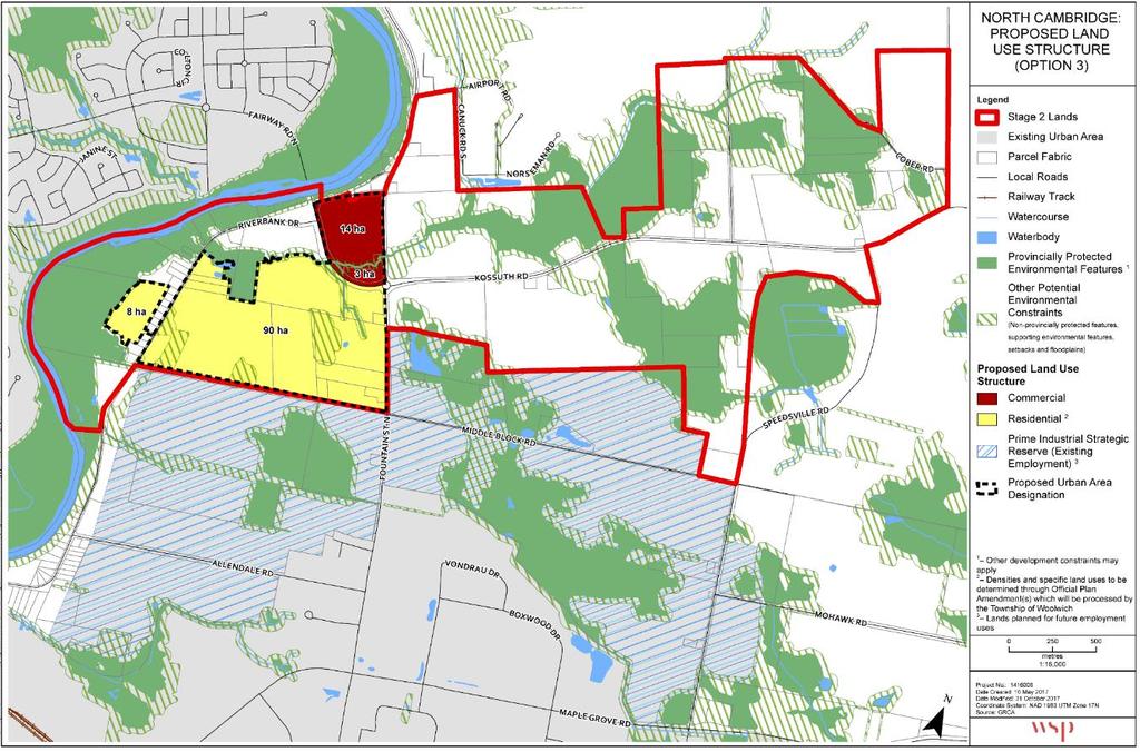 Figure 14: North Cambridge Land Use Concept Option #3