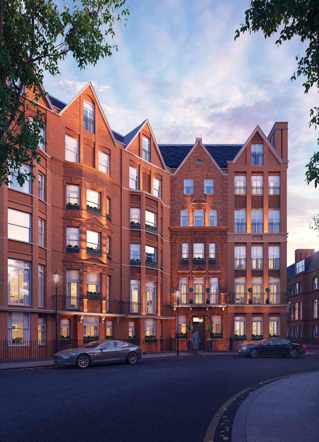 HANS PLACE Kingwood is a new residential development of ten apartments in the heart of Knightsbridge, facing south over the gardens of Hans Place, widely considered to be the most