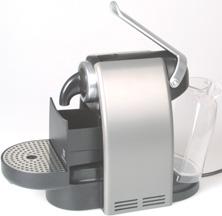 Button ON/OFF Lever Coffee outlet Coffee button Capsule container for 12-14 capsules** Water tank** Drip grid** Drip tray** ** Spare parts Initial set-up or after a longer period of non-use Remove