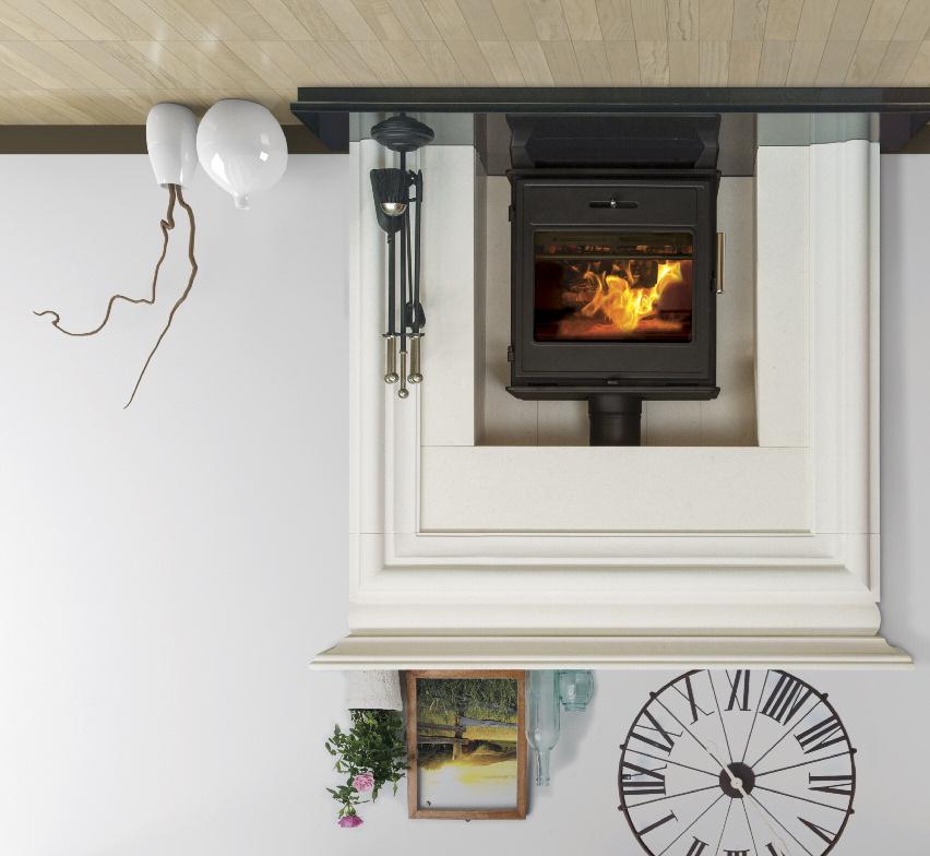 FREESTANDING STOVES BUCKLESHAM 40FS 3-6kW & BUCKLESHAM 50FS 4-7kW These UK designed stoves feature a full size cast iron door giving a wide and impressive view of the fire.