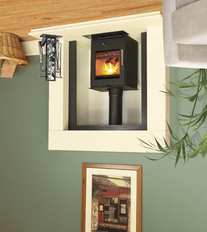 FREESTANDING STOVES X30 CUBE ECODESIGN 2-4.9kW Small but perfectly formed the British designed X30 Cube offers contemporary styling and a very useful 4.