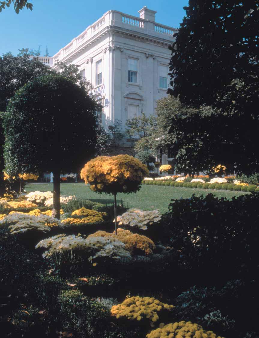The East Garden, now known as the Jacqueline Kennedy Garden, was re-designed in the 1960s by the Kennedys friend, Rachel Lambert Mellon, and landscape architect Perry Wheeler.