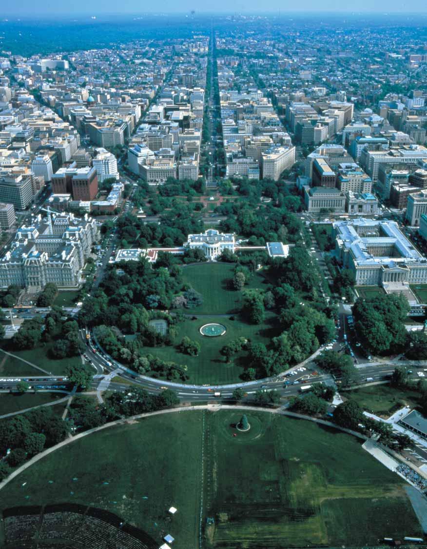 SITES po box 37012 mrc 941 washington, dc 20013-7012 202.633.3140 www.sites.si.edu Today the President s Park includes Lafayette Park (top center), the White House, and the Ellipse (lower center).