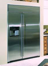 All Jenn-Air Built-In Refrigerator models are available as side-by-side designs in 48 or 42 widths, with or