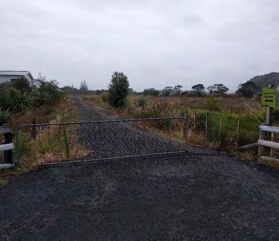 This section is already partially formed. An existing gravelled trail begins at Emerton Road and travels south-east for approx.