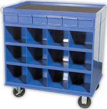 PROVIDING (12) Vertical Adjustable Large Compartment Drawers (3) 4