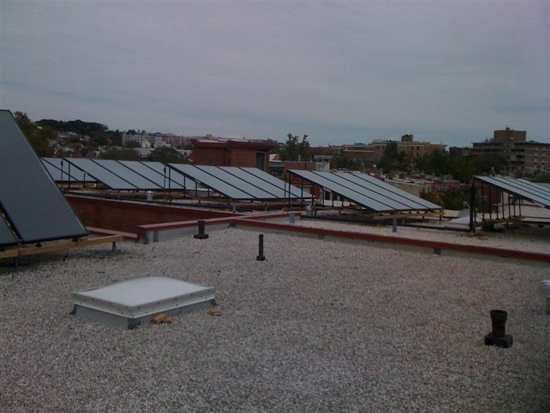 Multifamily Solar Water Heating (Commissioned October 2010) 1811/1815 S Street NW Washington DC Customer: Skyline Innovations Solar project developer engaged Solar Energy Services to design and