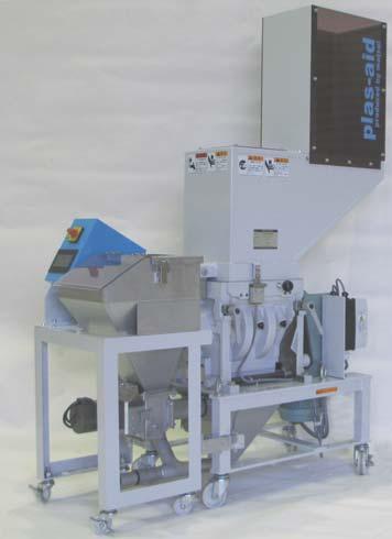 MGL2-102S/102SS Granulating and Recycling System Summary A space-saving device that integrates blending