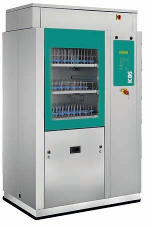 WM 90 Series High capacity Glassware Washers 4X WM 90 Washing system on four indipendent levels The upper level can be placed at two different water/air connections depending on the height of the