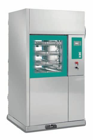 WM 100 Series High capacity Glassware Washers 4X WM 100 Washing system with washing carts composed with 4 removable injection cassettes on two levels.