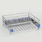 WM 50 washing carts Half space + Injection nozzles lower level Half space + Nozzles for vials Injection nozzles + Nozzles for vials lower level upper level 18 positions, mixed nozzles max glassware ø