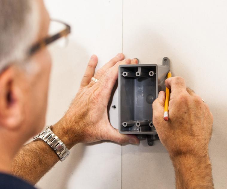 Mark the position of the thermostat Place it on the wall about 5 feet above the floor. Make sure that it is not near any other heat sources and is out of direct sunlight.