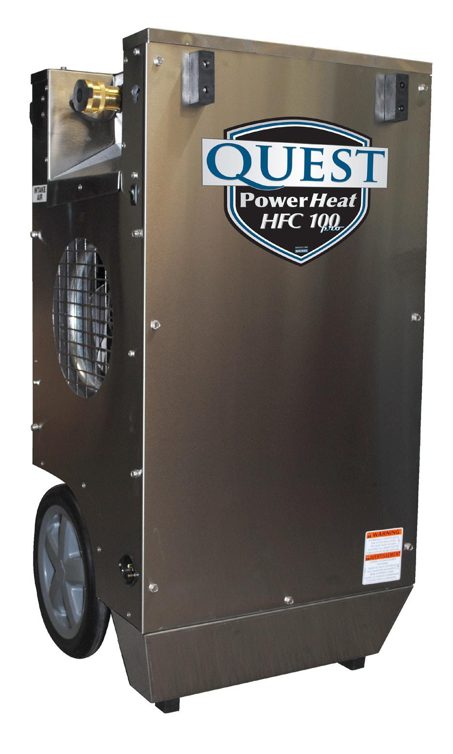 Quest PowerHeat HFC 100 Pro Installation, Operation and Maintenance Instructions Read and Save These Instructions This manual is provided to acquaint you with the portable fan coil so that