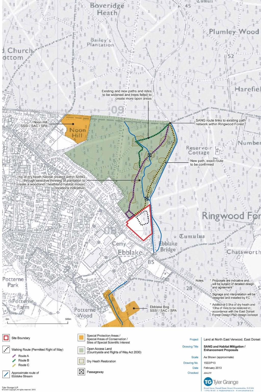 Suitable Accessible Natural Greenspace (SANG) Strategy In accordance with emerging planning guidance in respect of residential development and the Special Protection Area (SPA), a Suitable Accessible
