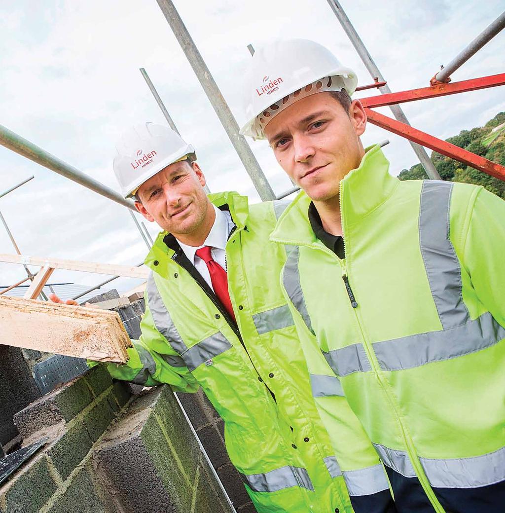 5 jobs are created for each new home built according to research by the Home Builders Federation) apprenticeships for local young