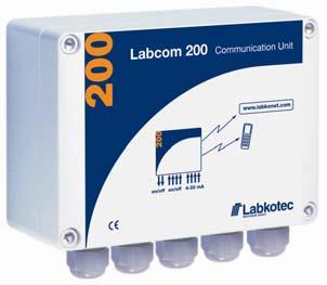 3.1 Labcom 200 Communication Unit SolarSET operations are controlled by Labcom 200. User is able to set and modify the settings of SolarSET with GSM text messages (SMS).