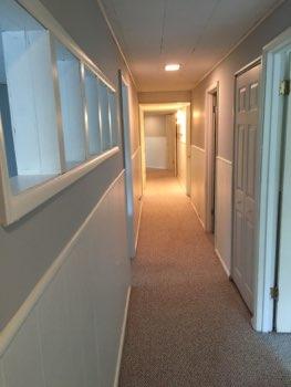 1. Conditions Basement Hallway Ceiling and