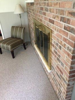 fireplace as a fire precaution Damper would