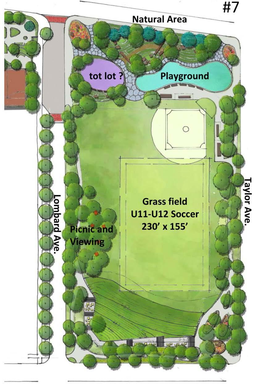 Scheme 7 112 votes Main comments No Artificial turf/synthetic field