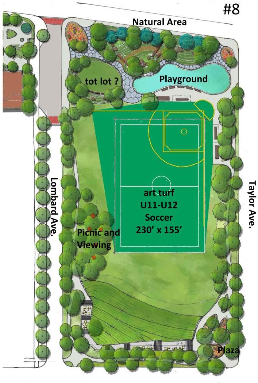 Scheme 8 30 votes Main comments Artificial turf/synthetic field