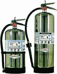 Amerex Corporation 5 Year Manufacturer s Warranty Stored Pressure Design Polished Stainless Steel Cylinders - USCG Models have Durable High Gloss Polyester Powder Paint Coating Exclusive crevice