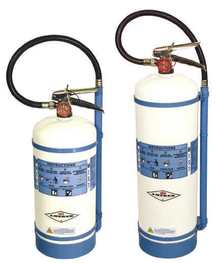 Amerex Corporation 5 Year Manufacturer s Warranty Stored Pressure Design Stainless Steel Cylinders Durable High Gloss Polyester Powder Paint Exclusive Crevice Free, Butt Welded Cylinder Temperature